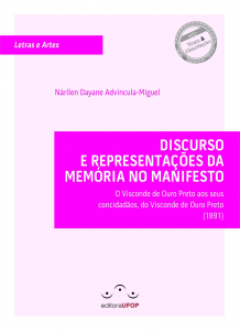 Capa para Discurso e Representação da Memória no Manifesto: O Visconde de Ouro Preto aos seus concidadãos, do Visconde de Ouro Preto (1891)