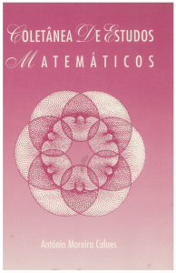 Capa para Coletânea de Estudos Matemáticos