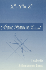 Capa para O Último Teorema de Fermat: Um desafio