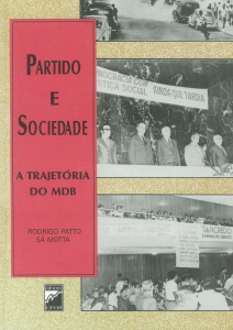 Capa para Partido e Sociedade: a trajetória do MDB